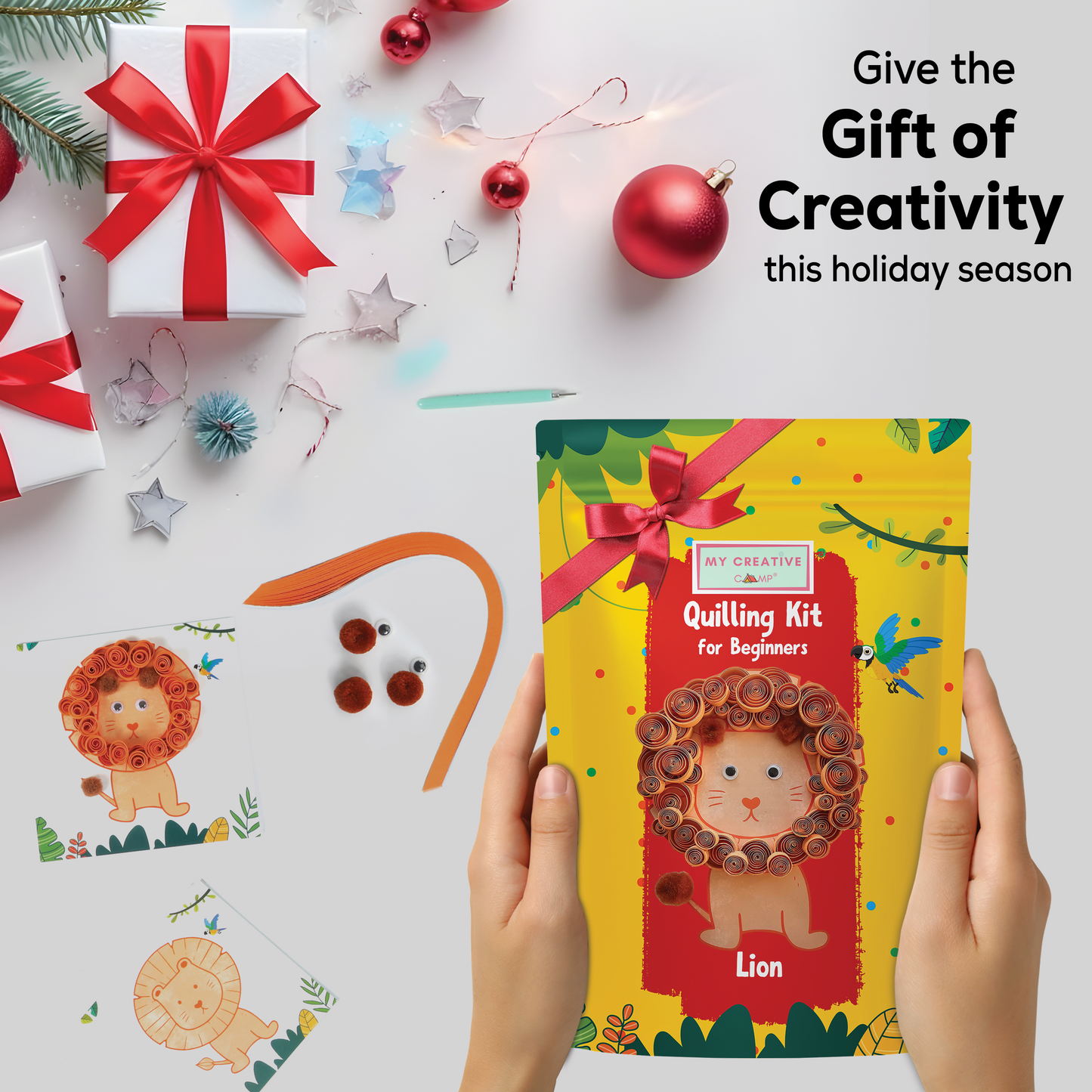 My Creative Camp Lion Quilling Kit