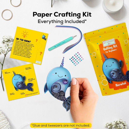 My Creative Camp Narwhal Quilling Kit