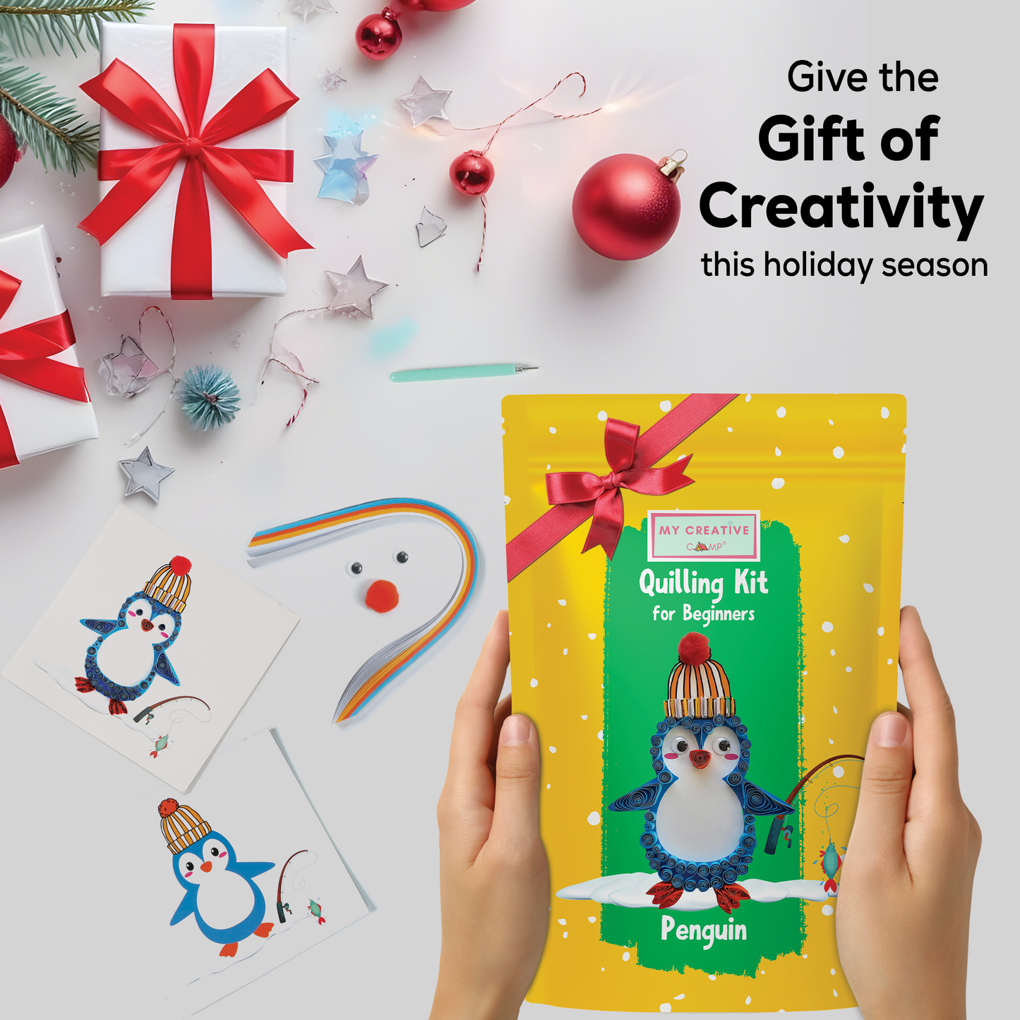 My Creative Camp Penguin Quilling Kit
