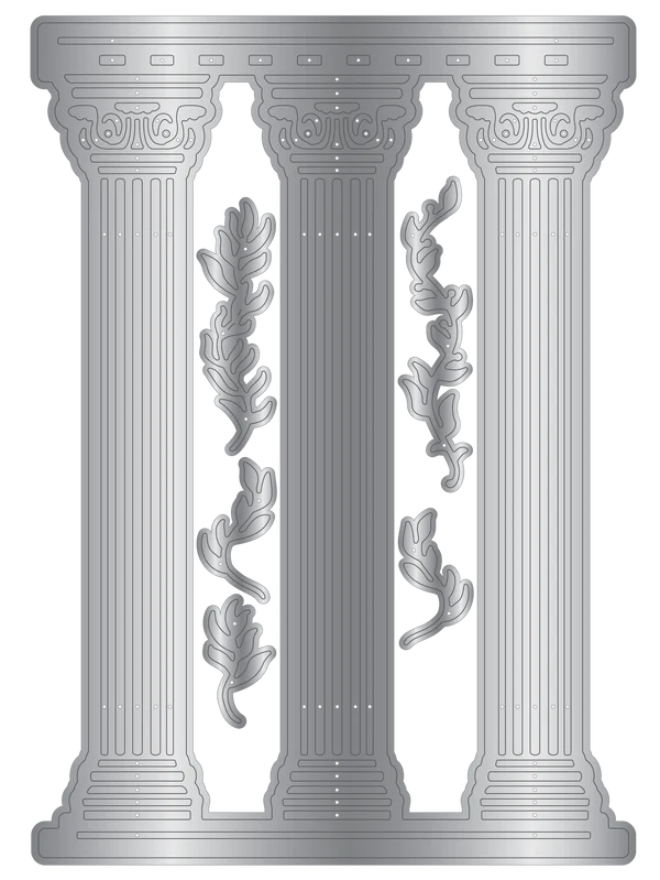 Myths & Legends - Metal Die - Create-a-Card Die - Ancient Greek Column