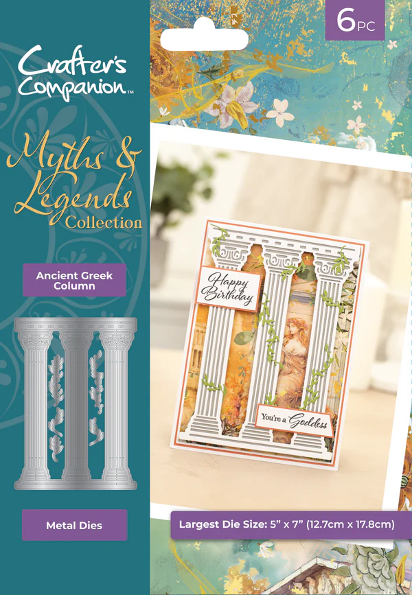Myths & Legends - Metal Die - Create-a-Card Die - Ancient Greek Column