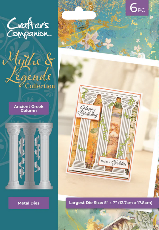 Myths & Legends - Metal Die - Create-a-Card Die - Ancient Greek Column