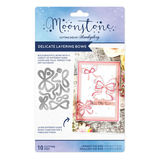 Moonstone Dies - Delicate Layering Bows