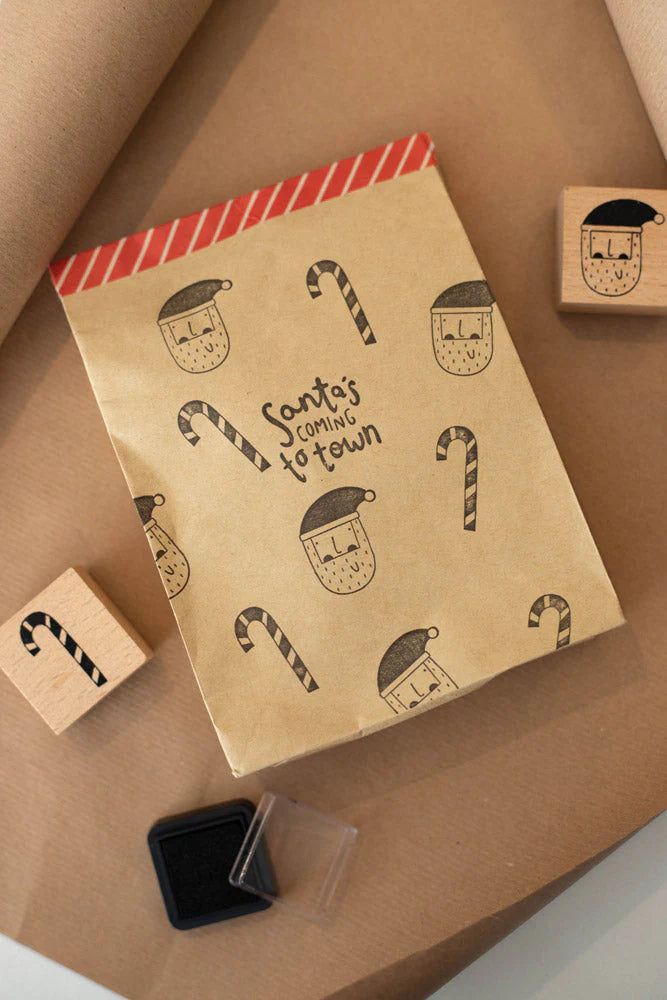 Make Christmas with Sara Wooden Stamp Set -9 PC