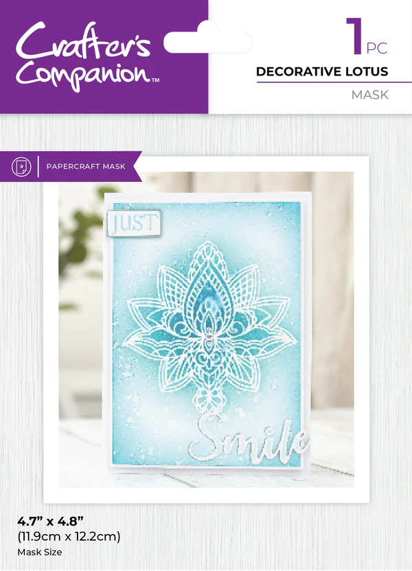 Crafter's Companion Mask - Decorative Lotus