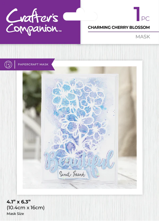 Crafter's Companion Mask - Charming Cherry Blossom