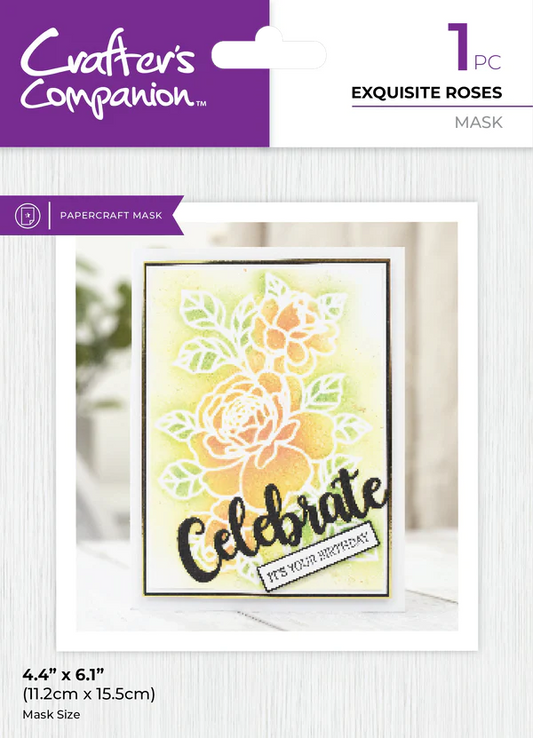 Crafter's Companion Mask - Exquisite Rose