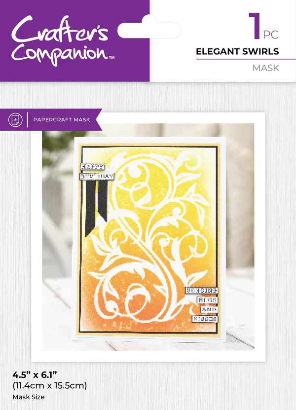 Crafter's Companion Mask - Elegant Swirls