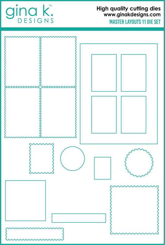 Gina K. Designs DIE- Master Layouts 11