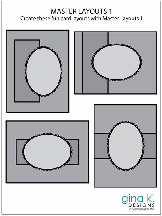 Gina K. Designs DIE- Master Layouts 01