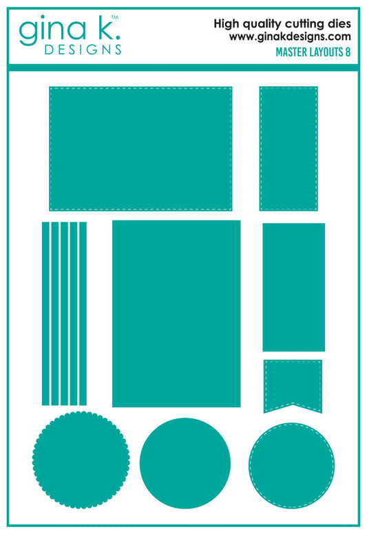 Gina K. Designs DIE- Master Layouts 08