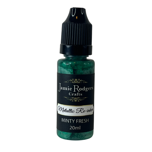 Jamie Rodgers Crafts - Metallic Re-Inkers - Minty Fresh