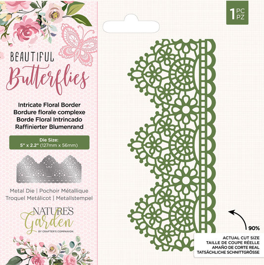 Natures Garden - Metal Die - Intricate Floral Border