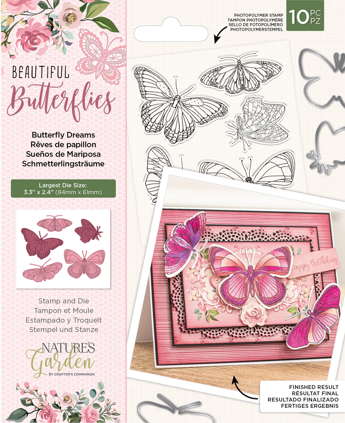 Natures Garden - Stamp and Die - Butterfly Dreams