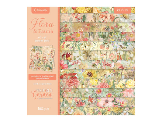 Nature's Garden Flora & Fauna - 6"x6" Paper Pad