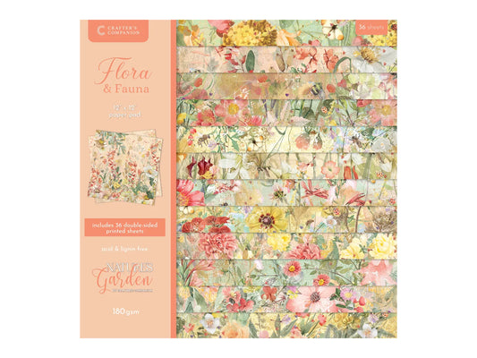 Nature's Garden Flora & Fauna - 12"x12" Paper Pad