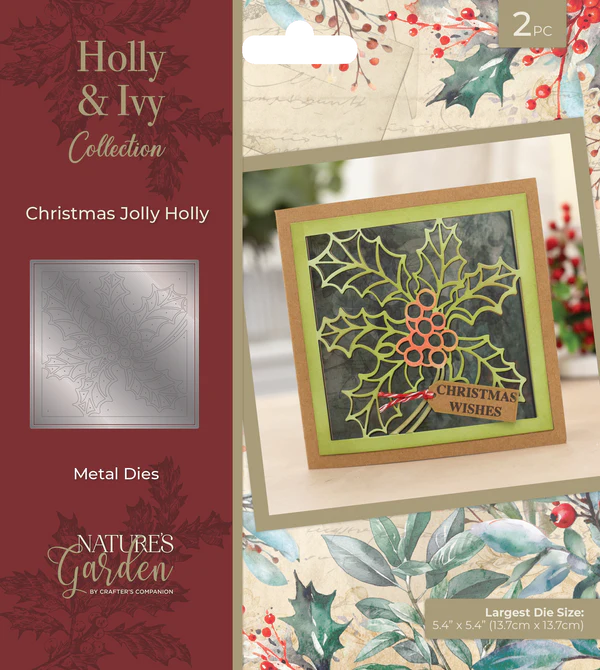 Nature’s Garden - Holly & Ivy - Metal Die - Christmas Jolly Holly