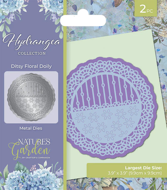 Nature's Garden - Hydrangea - Metal Dies - Ditsy Floral Doily