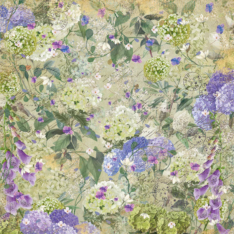 Nature's Garden - Hydrangea - 6" x 6" Paper Pad