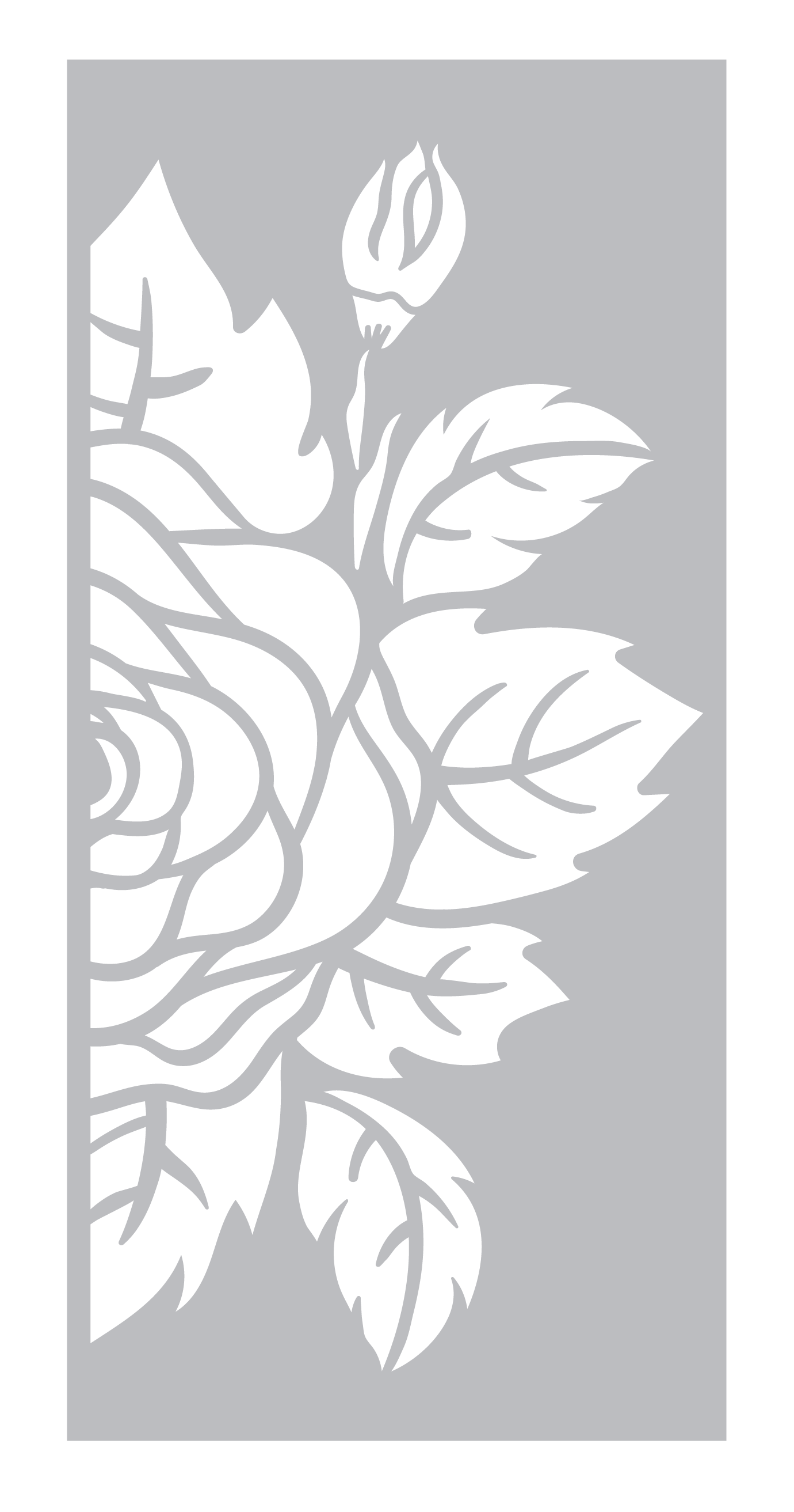 Nature's Garden - Midnight Floral Stencils - Decorative Stencil Pack