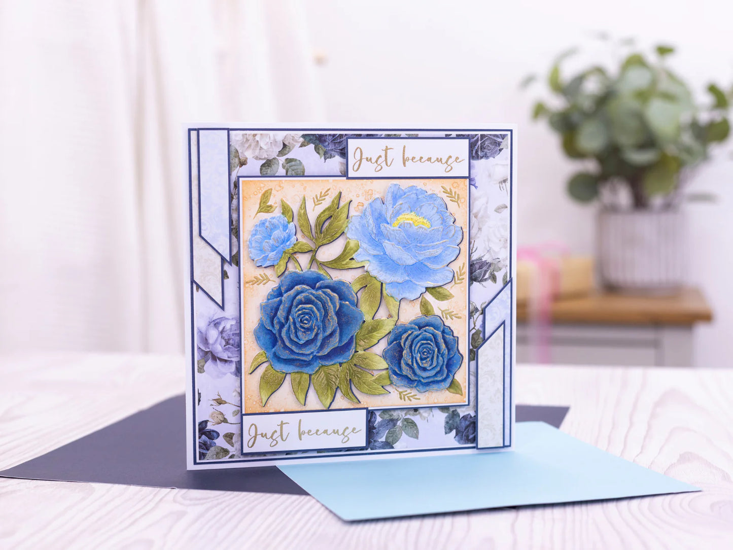Nature's Garden - Midnight Floral Photopolymer Stamp - Heartfelt Sentiments
