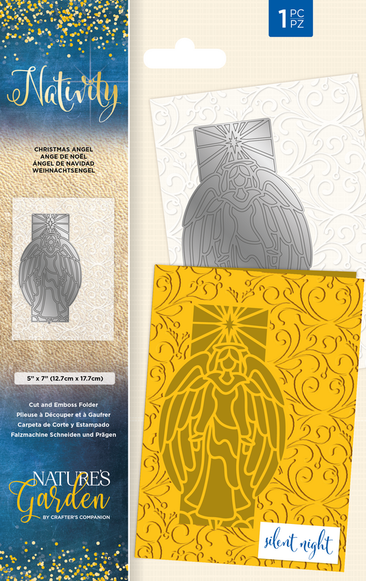 Nature's Garden - Nativity - Cut & Emboss Folder - Christmas Angel