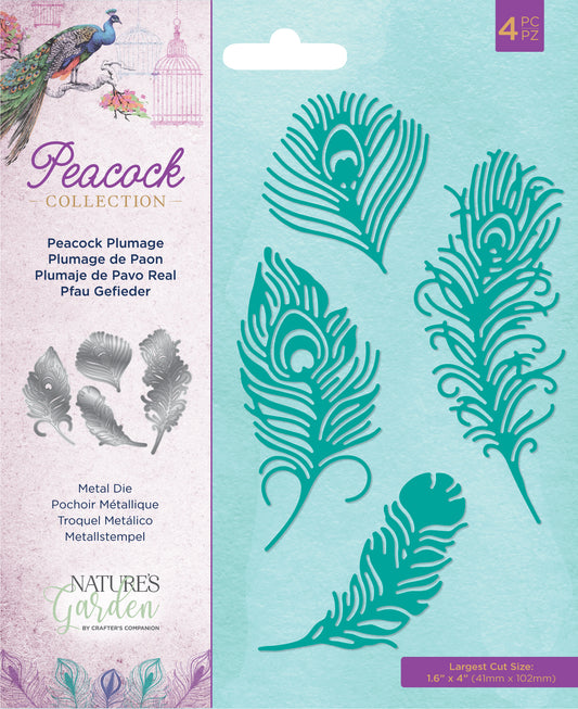 Peacock Collection - Metal Die - Peacock Plumage