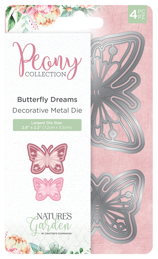 Peony Collection - Metal Die - Butterfly Dreams