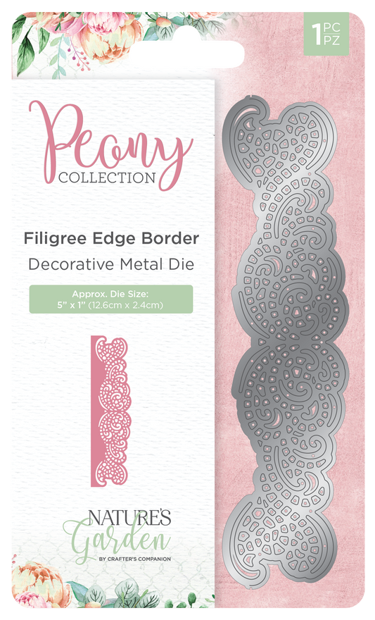 Peony Collection - Metal Die - Filigree Edge Border