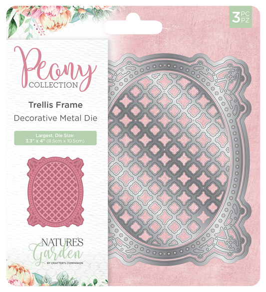 Peony Collection - Metal Die - Trellis Frame