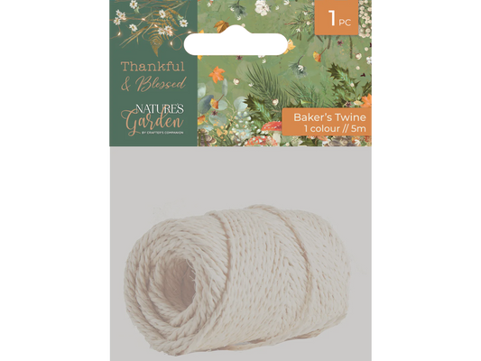 Nature's Garden - Thankful & Blessed Baker's Twine