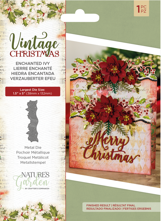 Vintage Christmas - Metal Die - Enchanted Ivy