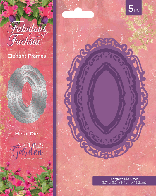 Nature's Garden - Fabulous Fuchsia - Metal Die - Elegant Frames