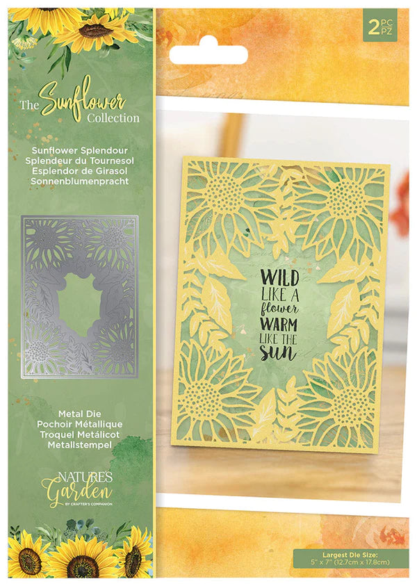 Nature's Garden Sunflower Collection Die - Sunflower Splendor