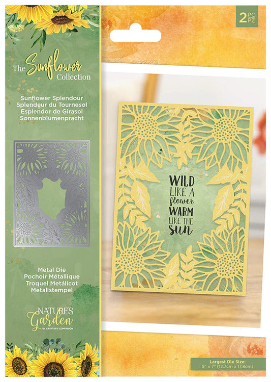 Nature's Garden Sunflower Collection Die - Sunflower Splendor