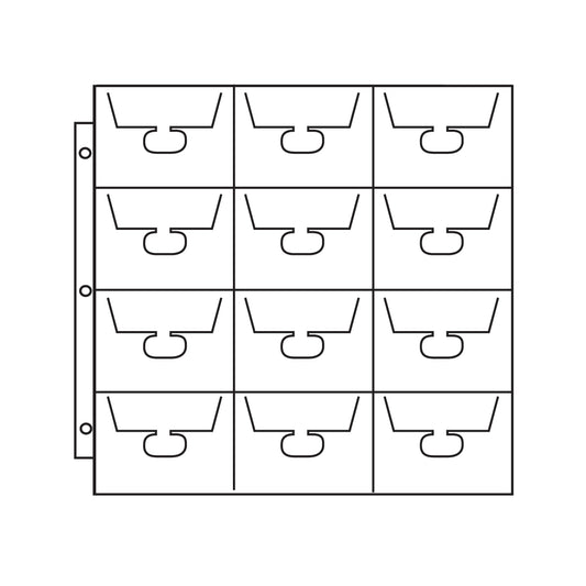 Totally Tiffany - Embellishment Storage Page - 3pk