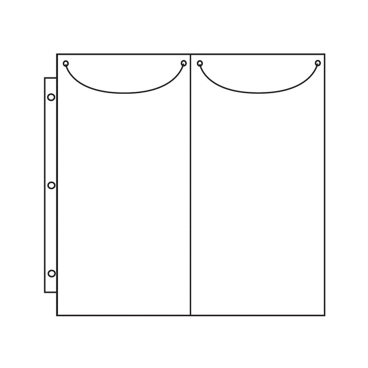 Totally Tiffany - Vertical Double Basic Storage Page - 10pk