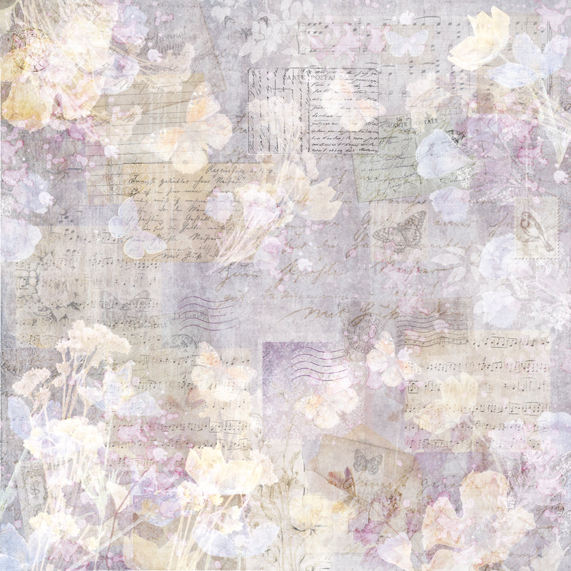 CC-12 x 12" Paper Pad - Floral Scrapbook