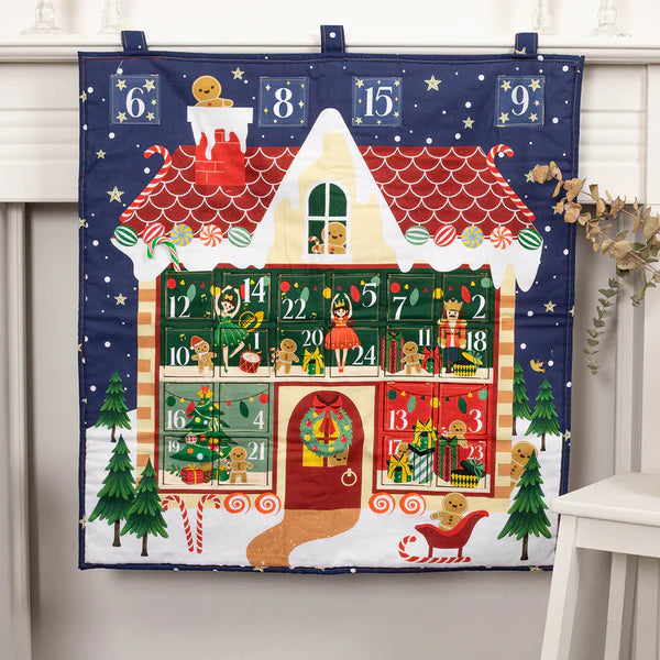 Threaders Gingerbread House Advent Calendar Panel Kit