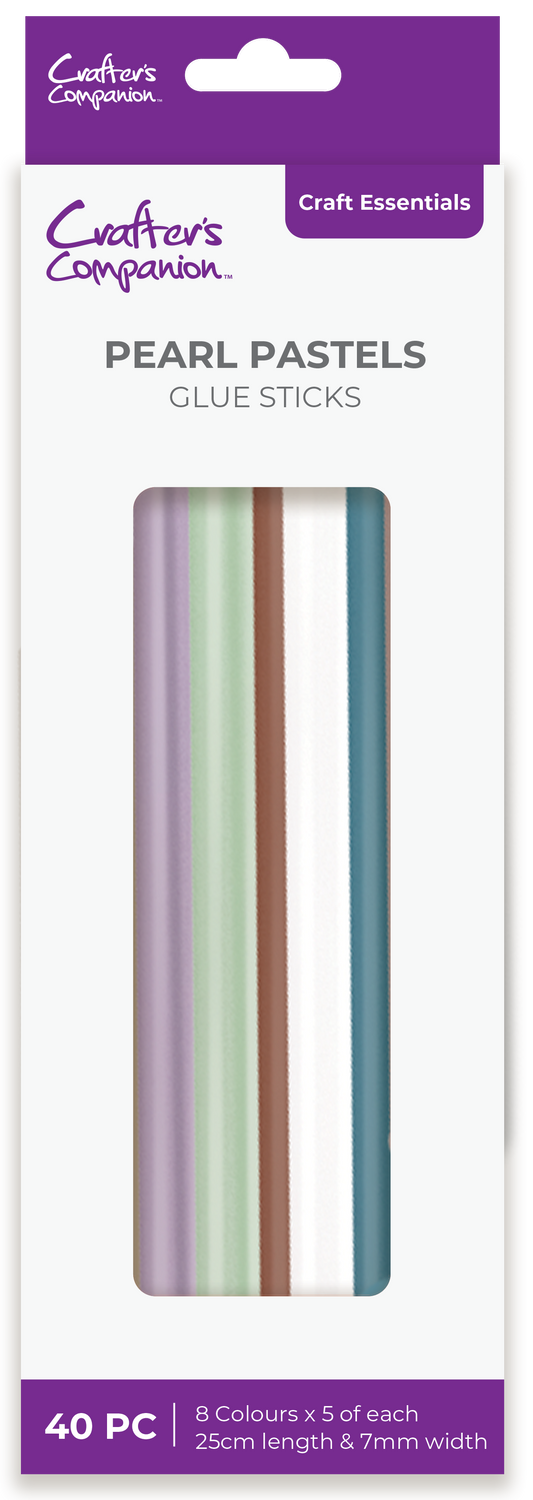 Crafter's Companion Glue Stick - Pearl Pastels - 40PC