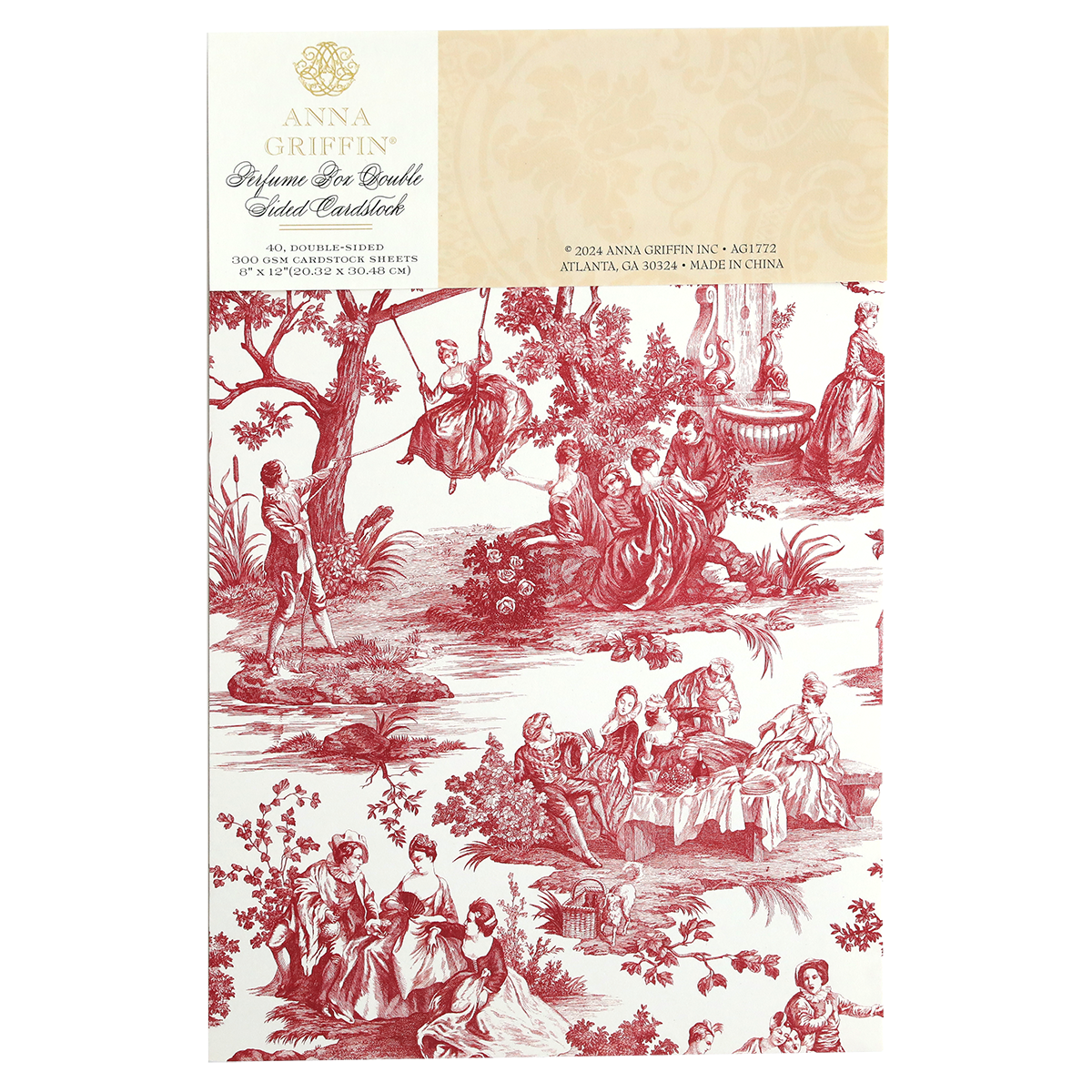 Toile Doublesided 300gsm Cardstock