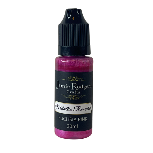 Jamie Rodgers Crafts - Metallic Re-Inkers - Fuchsia Pink