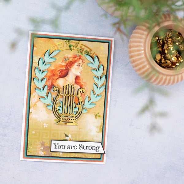 Myths & Legends - Metal Die - Grecian Harp & Wreath