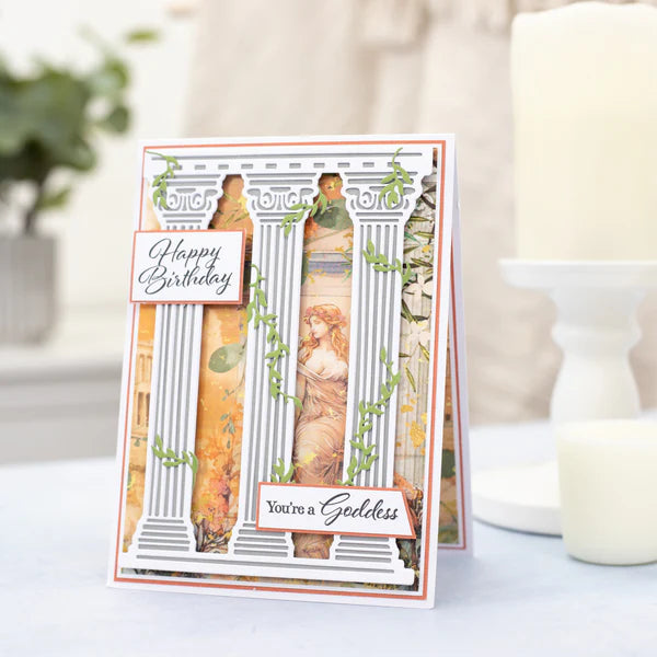 Myths & Legends - Metal Die - Create-a-Card Die - Ancient Greek Column