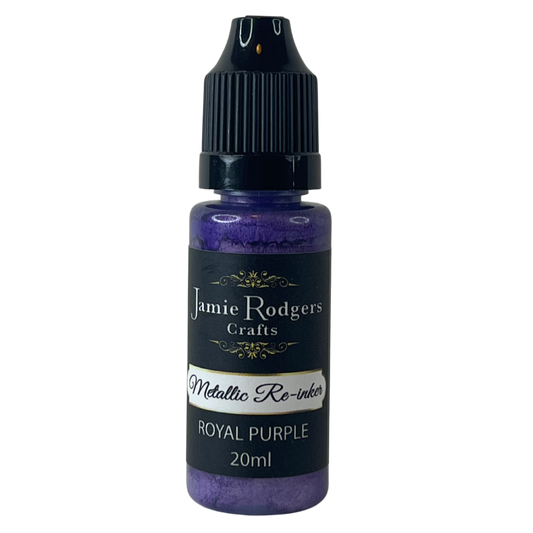 Jamie Rodgers Crafts - Metallic Re-Inkers - Royal Purple