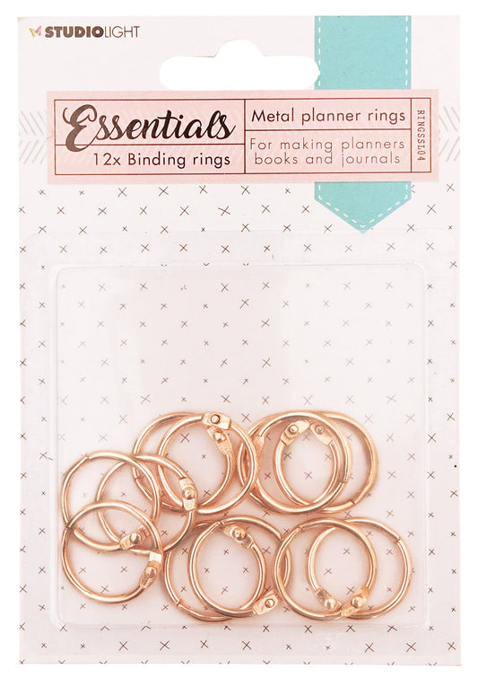 Binding rings Rose Planner Essentials 23mm 12 PC nr.4