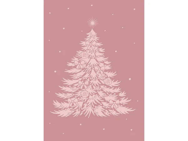 Sara Signature Christmas Rose 2D Embossing Folder 5” x 7”  - O’ Christmas Tree