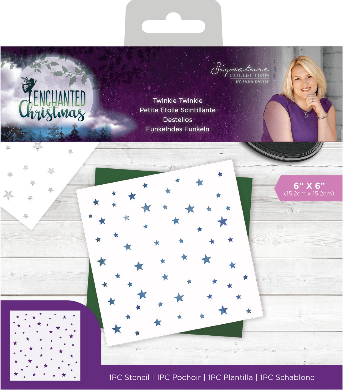 Enchanted Christmas - Stencil - Twinkle Twinkle