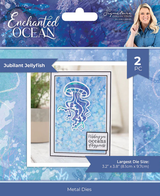 Sara Signature - Enchanted Ocean - Metal Die - Jubilant Jellyfish