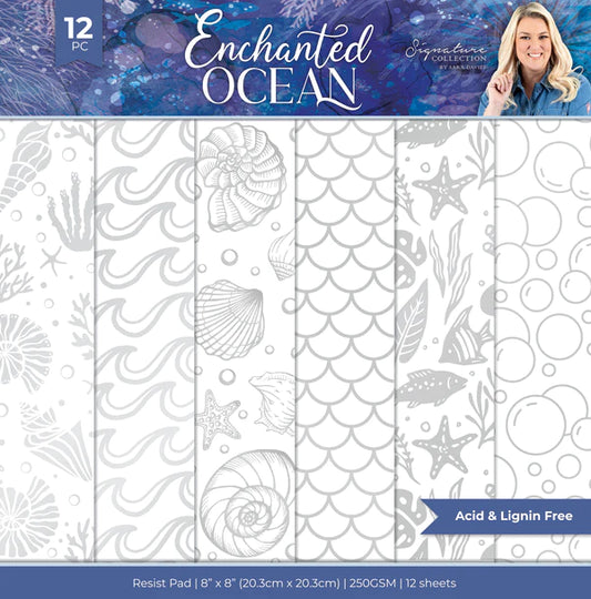Sara Signature - Enchanted Ocean Resist Pad 8" x 8"